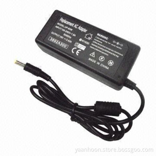 65W Laptop AC Adapter, 19V, 3.42A, for Acer